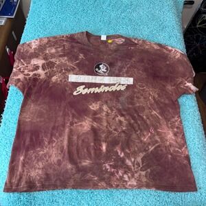 Florida State Seminoles‎ Tie Dye T-Shirt Mens 3XL 3XG FSU College Football